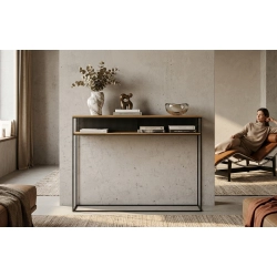 KONSOLA Z DREWNA LITEGO DĄB OLCHA JESION SKD-352